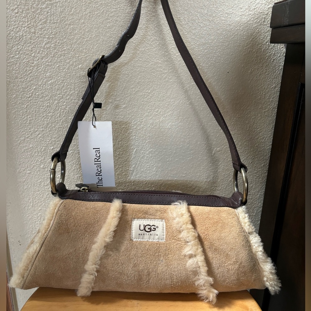 UGG Suede Shoulder Bag